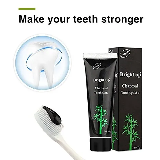 Wholesale Bright Up Bamboo Charcoal Toothpaste and Toothbrush from Teeth Whitening Toothpaste OEM Manufacturer