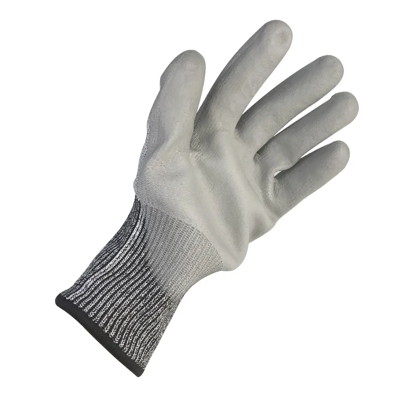 ANT5PPE SNGA5 Hppe Industrial Cut-Resistant Gloves ANSI A7 Level 7 Work Safety Protection Hand Glove PU Coating Anti-Cut