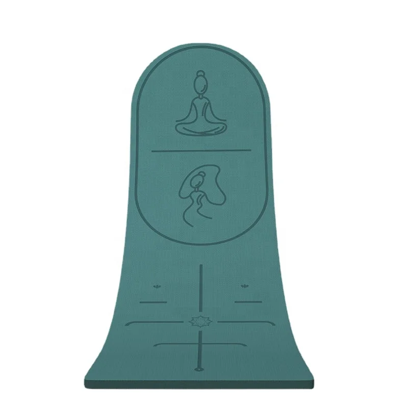 Tpe yoga mat thickened 20mm anti-slip widened solid color dual jump rope mat