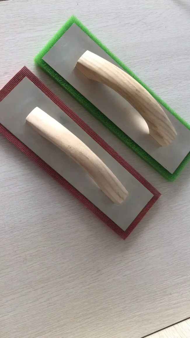 305*100mm plastic float trowel  Tiling Floor Tools Square End Rubber Foam Trowel Replacement Sponge Drywall Tool