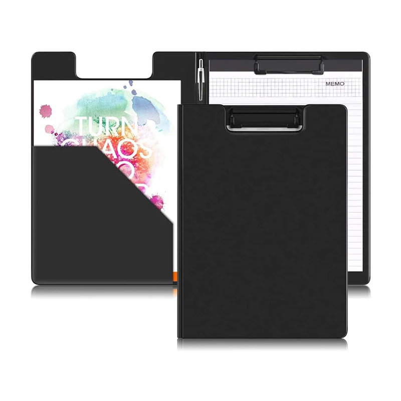 Standard A4 Letter Size Classroom Supplies Clipboards Folder Hardboard Low Profile Clip
