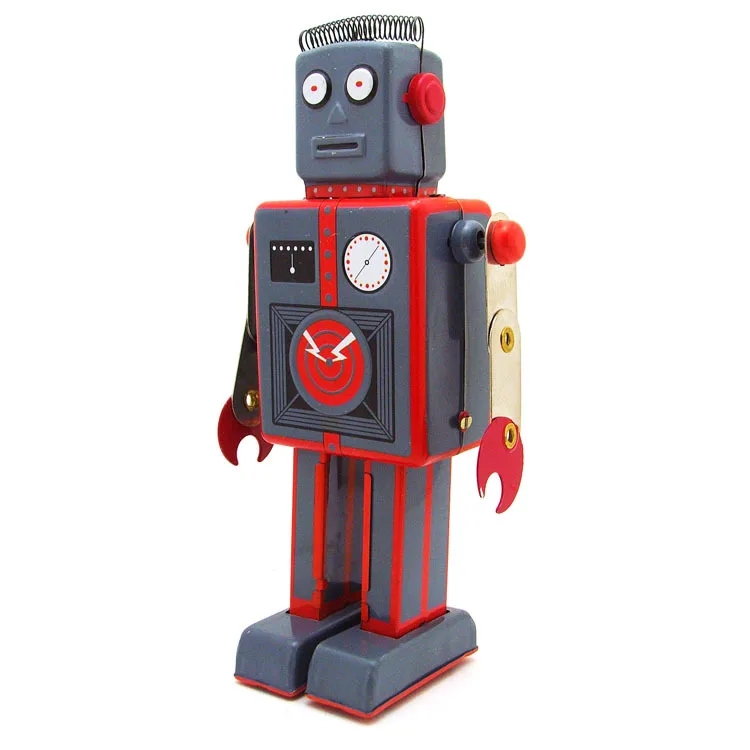 Cyborg Of Yore Retro Robot Tin Toy Hotel Gift
