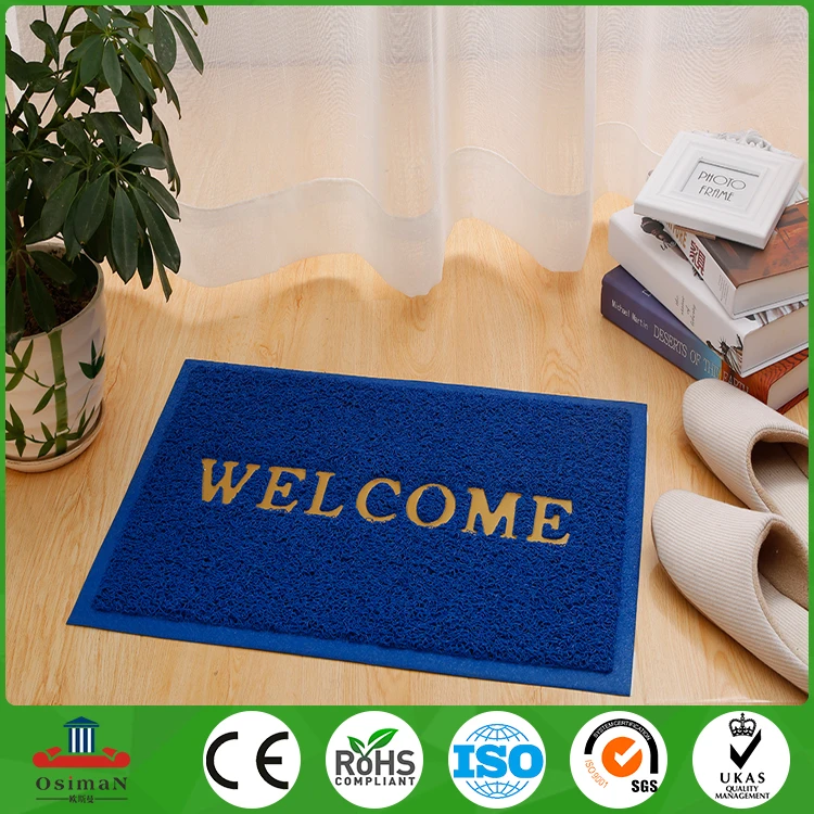 Factory Indoor Outdoor Waterproof Anti Slip Door Floor Cushion PVC Coil Roll Noodle Entrance Welcome Mat