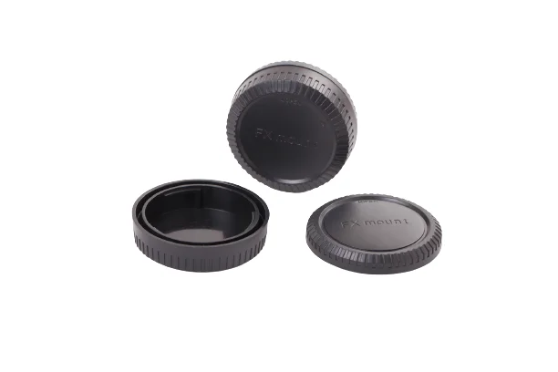  Rear Lens Body Cap Camera Cover Anti-dust Protection Plastic Black for Fuji Fujifilm FX X