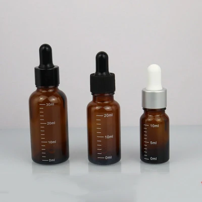 Wholesale Glass Pipette Graduated 10ml 30ml 50ml 60ml 100ml 120ml For Serum Essential Oil Glass Dropper Bottle