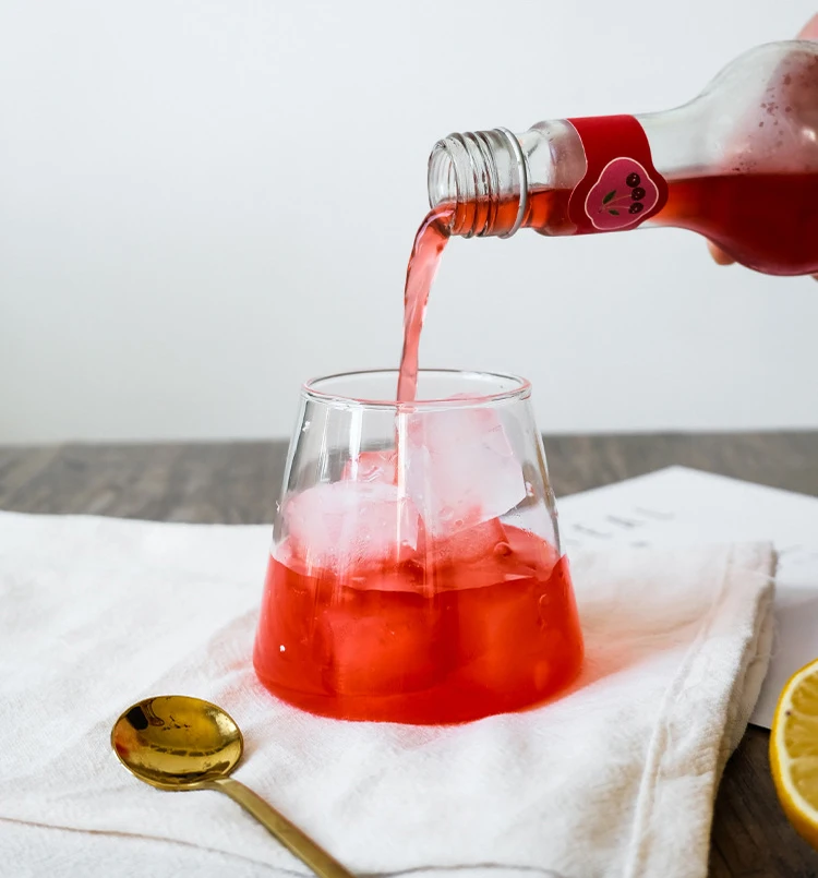 New Design Wholesale High Borosilicate Glassware Round Cone Shaped Whiskey Glass Bar Tumbler Cup