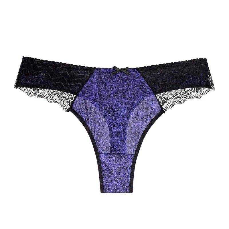 New Products Plus Size Fat Women Low Rise Underwear Sexy lingerie women sexy lace g-string plus-size lace g-string L-5XL