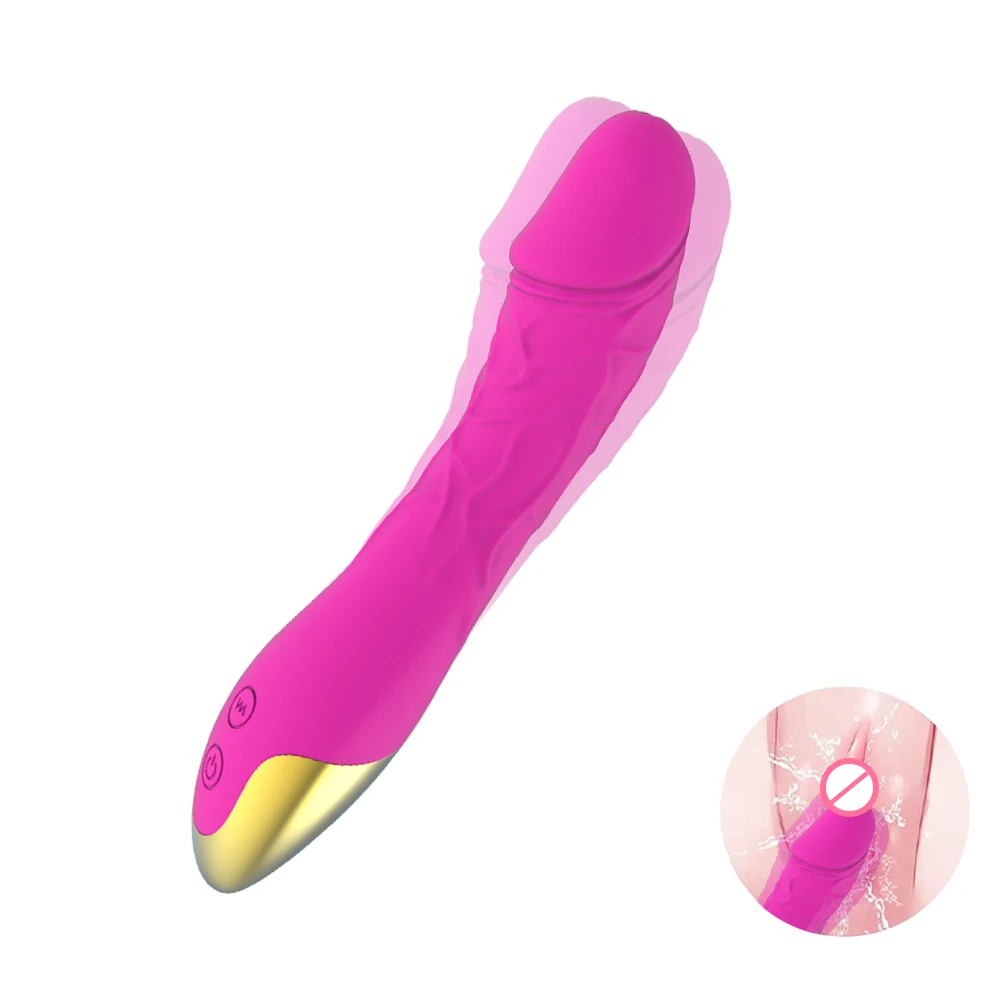 Best selling G-Spot Vibrator For Women Clitoris Stimulator Soft Silicone Realistic Dildo Vibrators Female Sex Toys For adults
