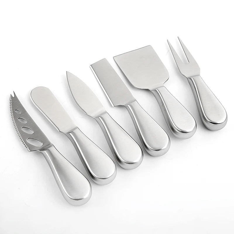 New Arrival Good Quality Stainless Steel Cheese knives Cheese Tool PVD Colors Customized Logo Package Durable Kitchenware