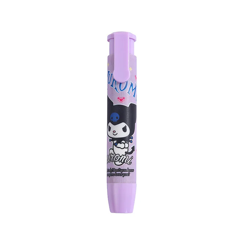 Yubon 6pcs Sanrioed Creative Cartoon Press Eraser Cute Stationery for kid Student No Traces Eraser Learning Supplie Prize Custom