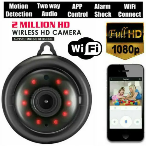 
Mini Wireless WIFI IP Camera HD 1080P Indoor Home Small Spy Cam Smart Home Security Night Vision Camera support TF card 