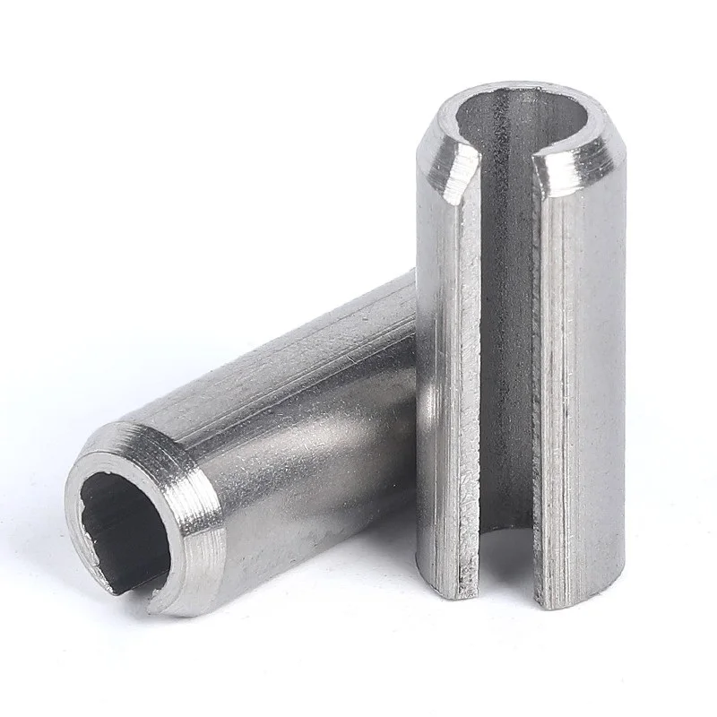 Chinese manufacture DIN1481 Stainless Steel SUS 304 Heavy Duty Straight Slotted Dowel Loaded Spring Pin