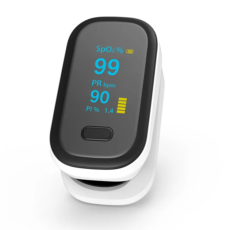 Yonker CE approved Stock PI Portable medical instrument oxymetro fingertip pulse oximeter with OLED display