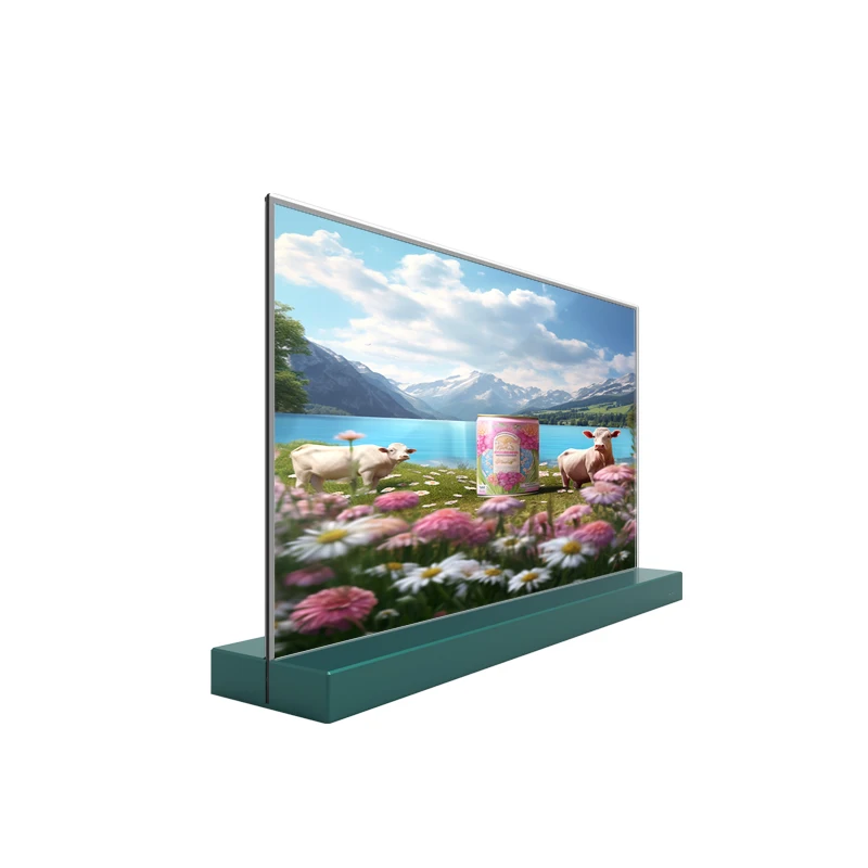 Hot 30-inch Desktop OLED Transparent Display Store LED Advertising Module