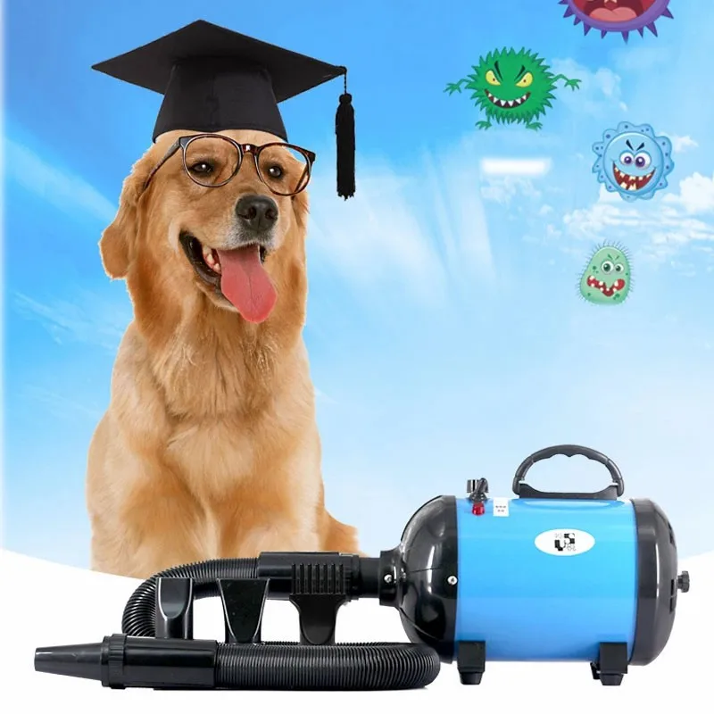 Dog Dryer 1200W Speed Adjustable Motor Stepless Dog Hair Dryer Pet Grooming Tool Dryer Blower