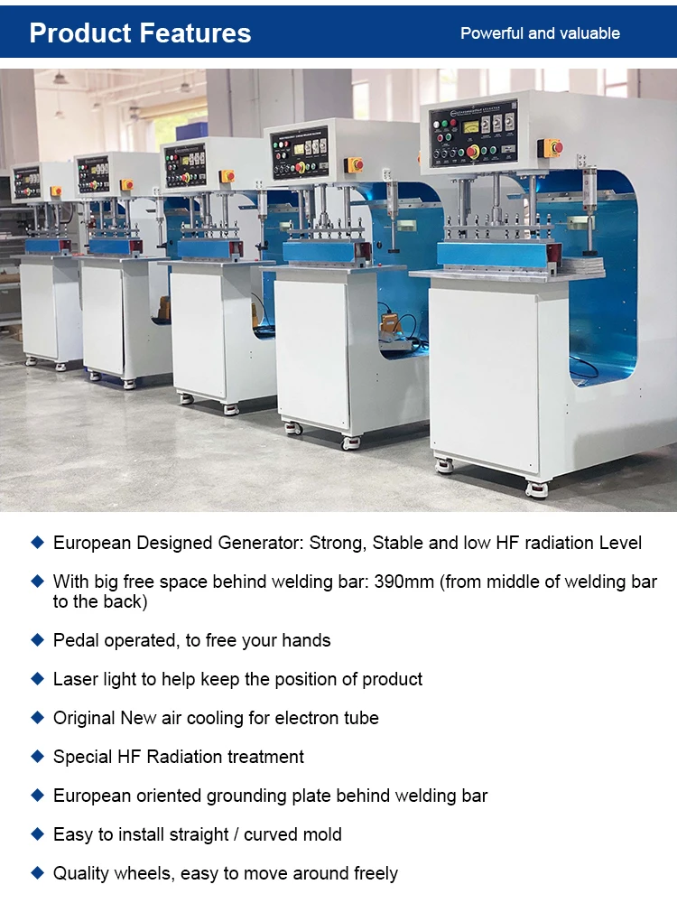 Высокочастотный сварочный аппарат из ПВХ-ткани для ПВХ-холста, тента, брезента
