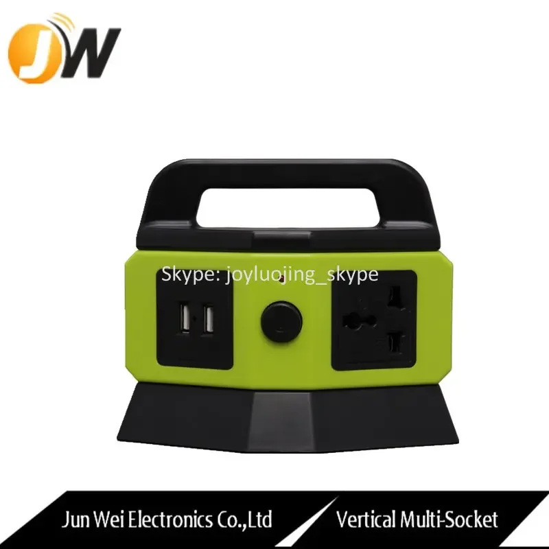 JUNWEI sells a limited number of four USB ports USB socket Plug extender ultra-thin vertical protective sockets