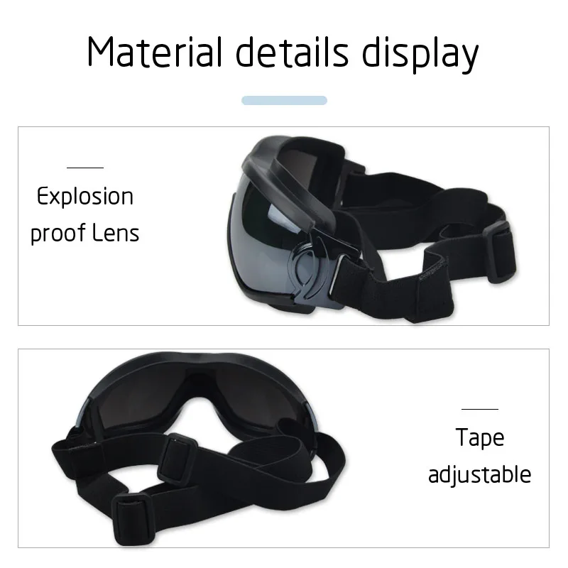 UV Dust Pro Protection Pet Glasses Eye Wear Colorful for Snow Beach Motorcycle Dog Goggles for Medium Large Breed Dog Sunglasses