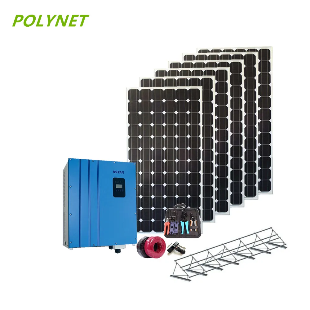
Polynet hot selling 30kw on grid solar power system home 30000 watt solar kit 