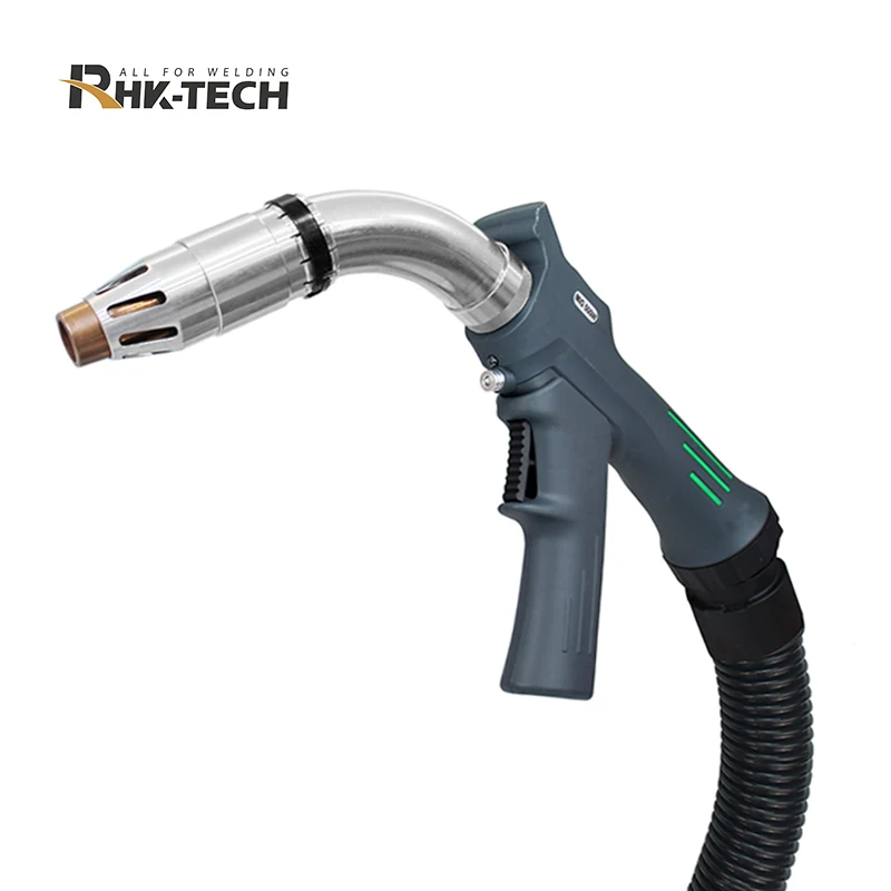 RHK TECH FE500W Water Cooled 500Amp CO2 MIG Fume Purifier Gun Fume Extraction Torch for Welding