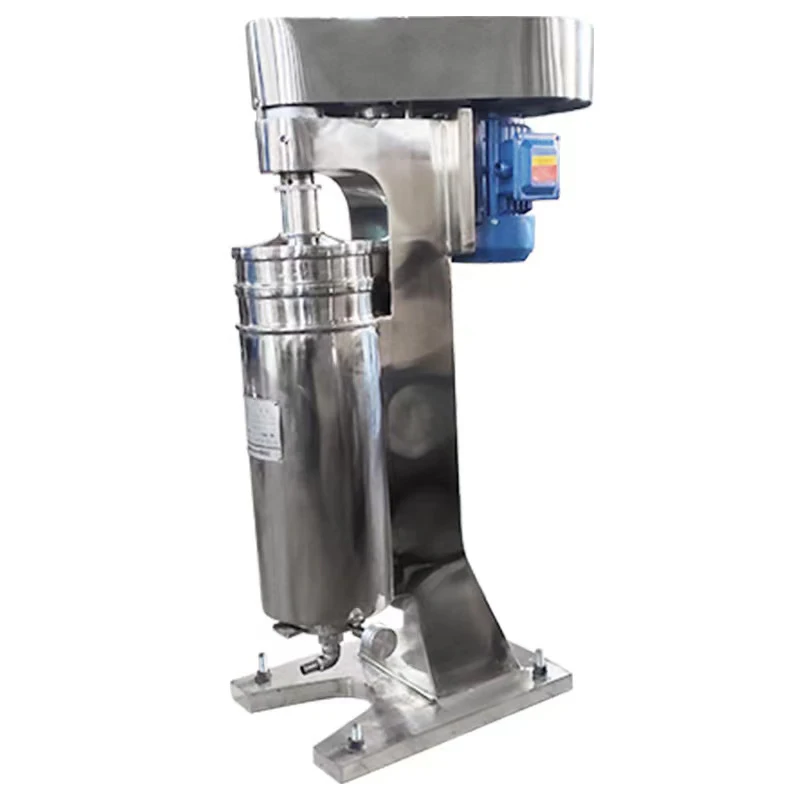 High speed tubular bowl centrifuge for palm oil separation