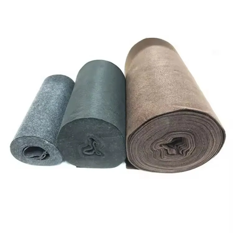 100% polyester needle punched nonwoven fabric felt roll 1mm 2mm 3mm 4mm 5mm for choice