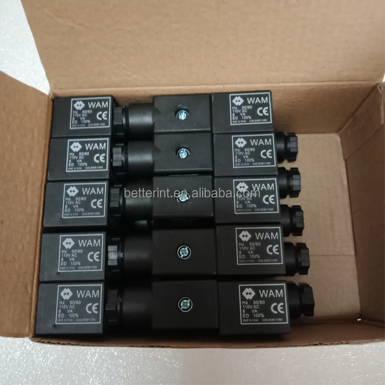WAM AC 110V 50/60Hz Electromagnetic Coils BOB11050 for Solenoid Valve V5V80