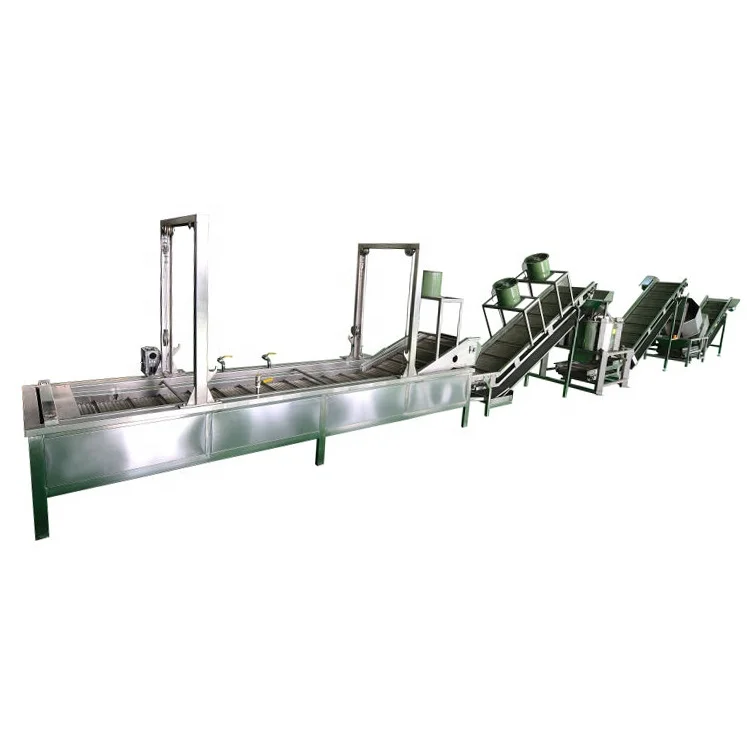 DB Fully automatic stainless steel industrial electric gas conveyor continuous frying machine