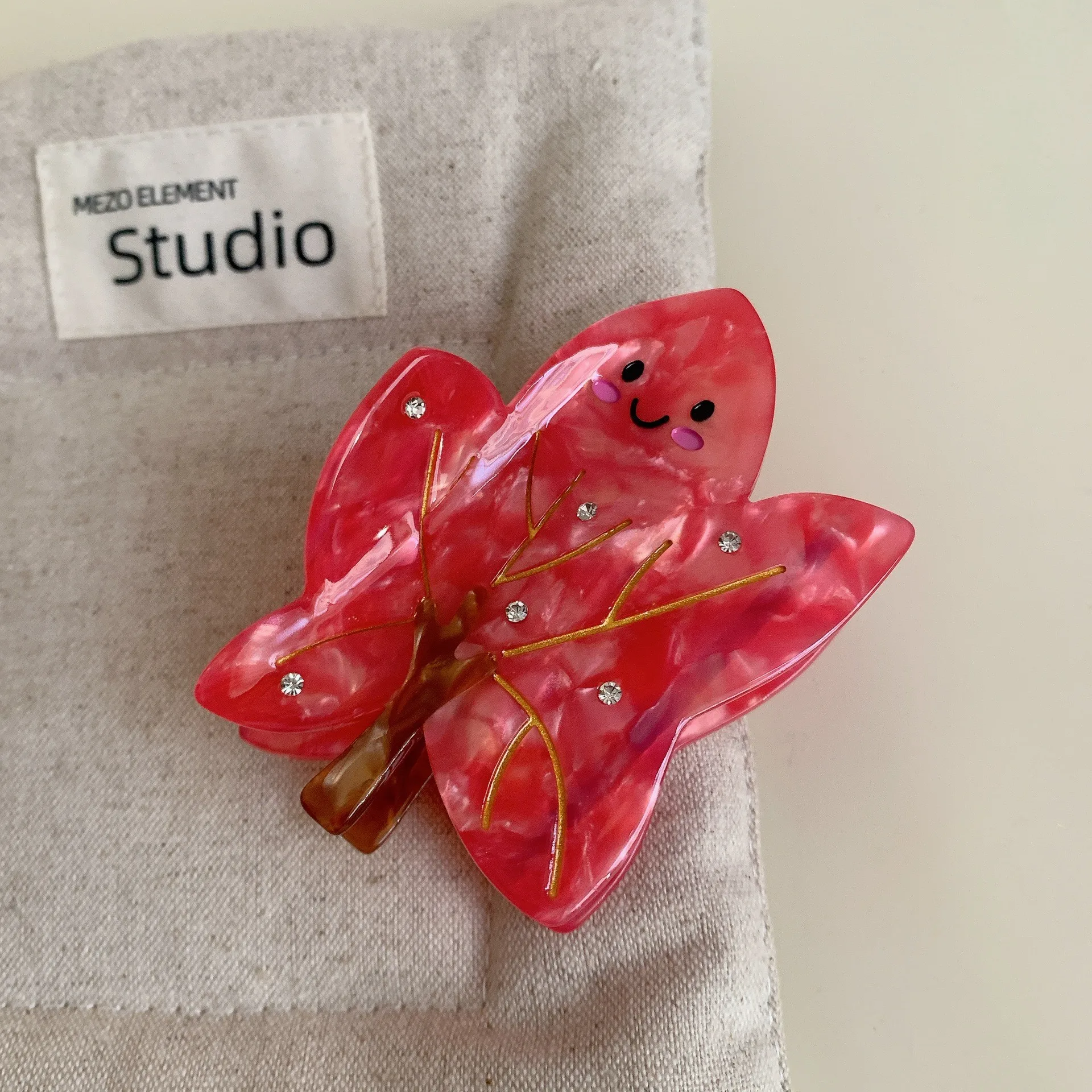 YHJ New 2024 model Christmas themed cute hair clip Beautiful and exquisite hair claw clip Acetate Hair Claw