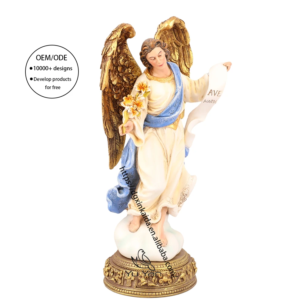 Factory wholesale catholic religious statues resin christian mangalsutra Saint Leopold Mandic statue in colored