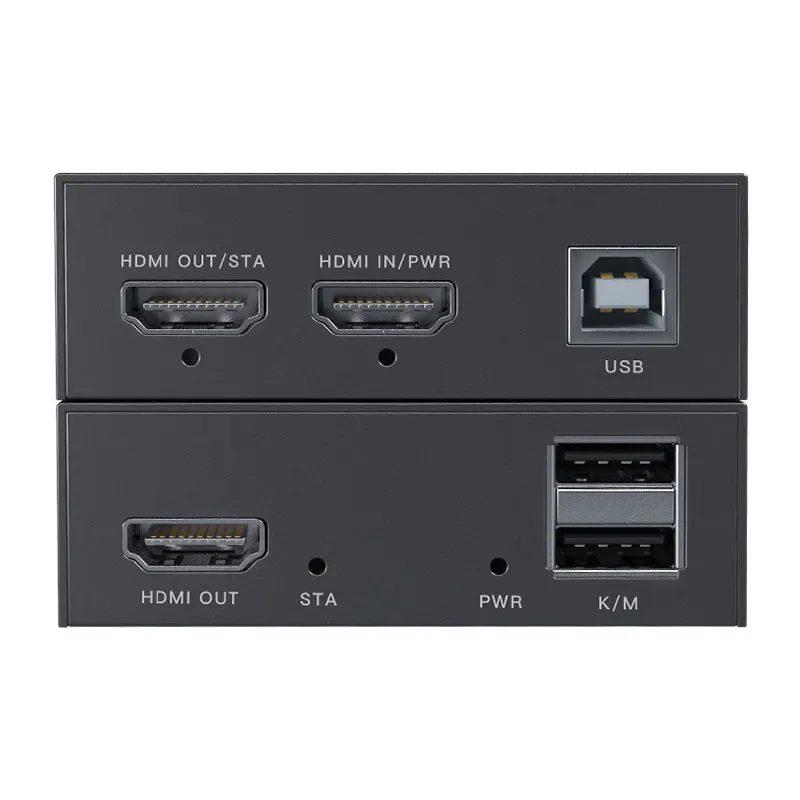 professional manufacturer of HD KVM Extender 50m over CAT-5e/6 support 1080P@60Hz Support keyboard and mouse