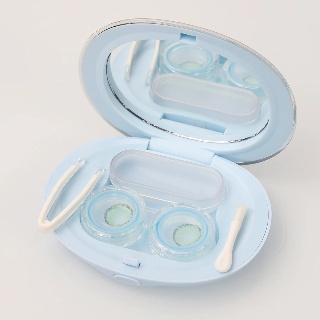 Accesorios Lentes De Contacto Tweezers suction stick for contact lenses Contact lens Solution Contacts Cleaner Lens case