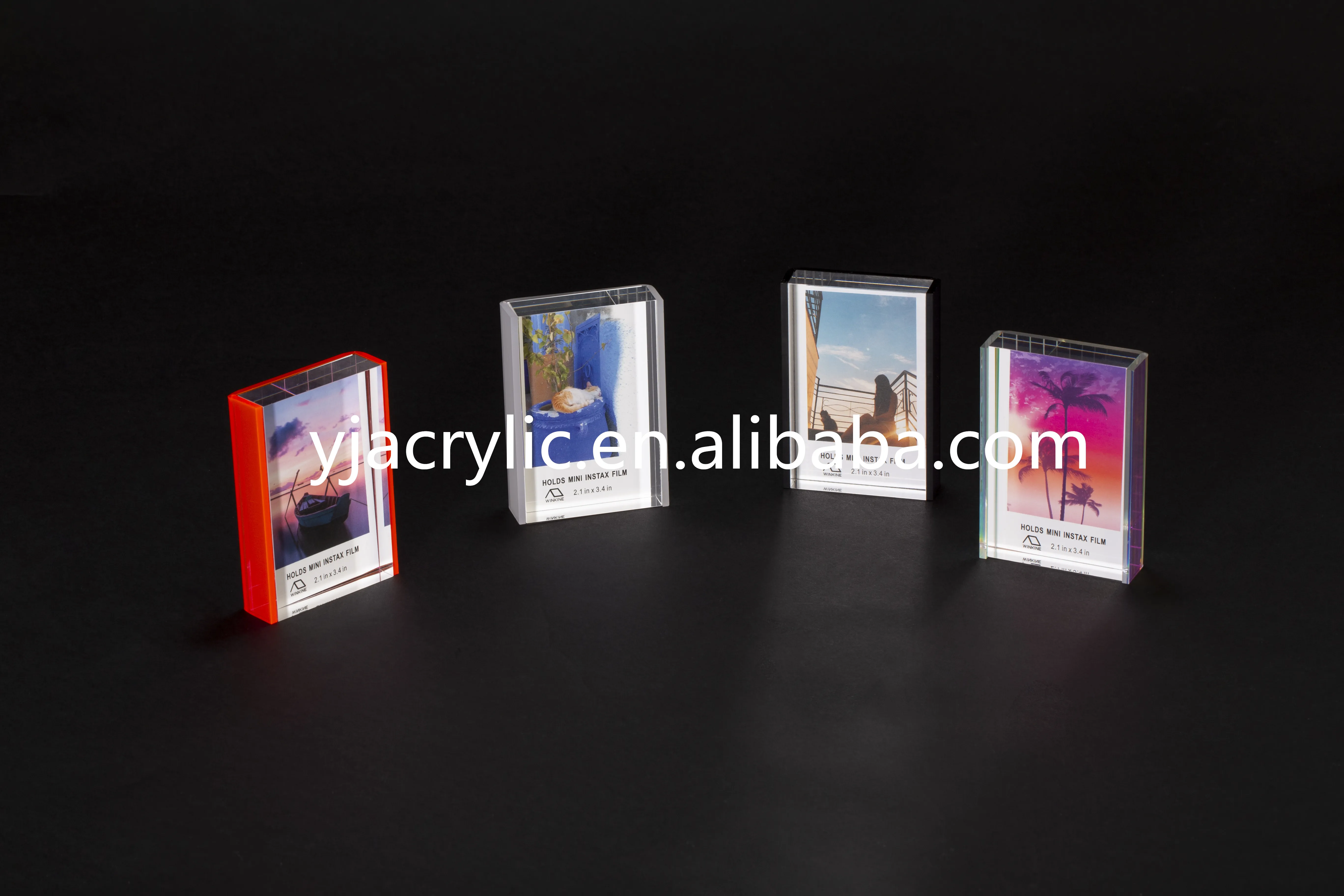 Акриловые блочные фоторамки Mini Instax 2x3 дюйма 4x6 дюймов 5x7 6x8 акриловая фоторамка