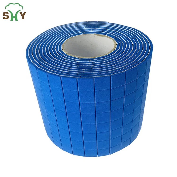 Blue Glass Gasket Separator PVC Rubber Cling Foam Glass Protector Pad for Shipping on Rolls Paper Liner