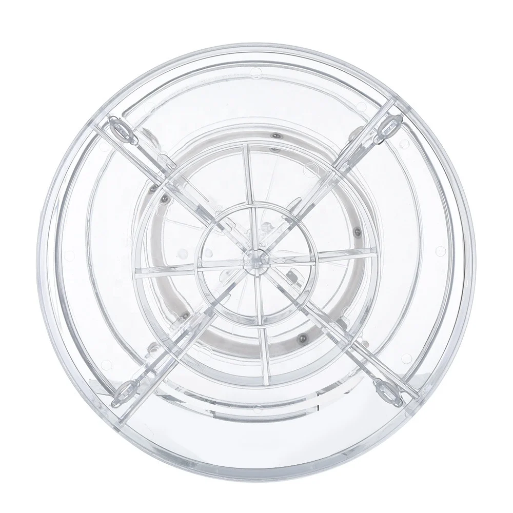 Factory Wholesale 360 Degree Rotating Clear Acrylic Spinning Makeup Organizers