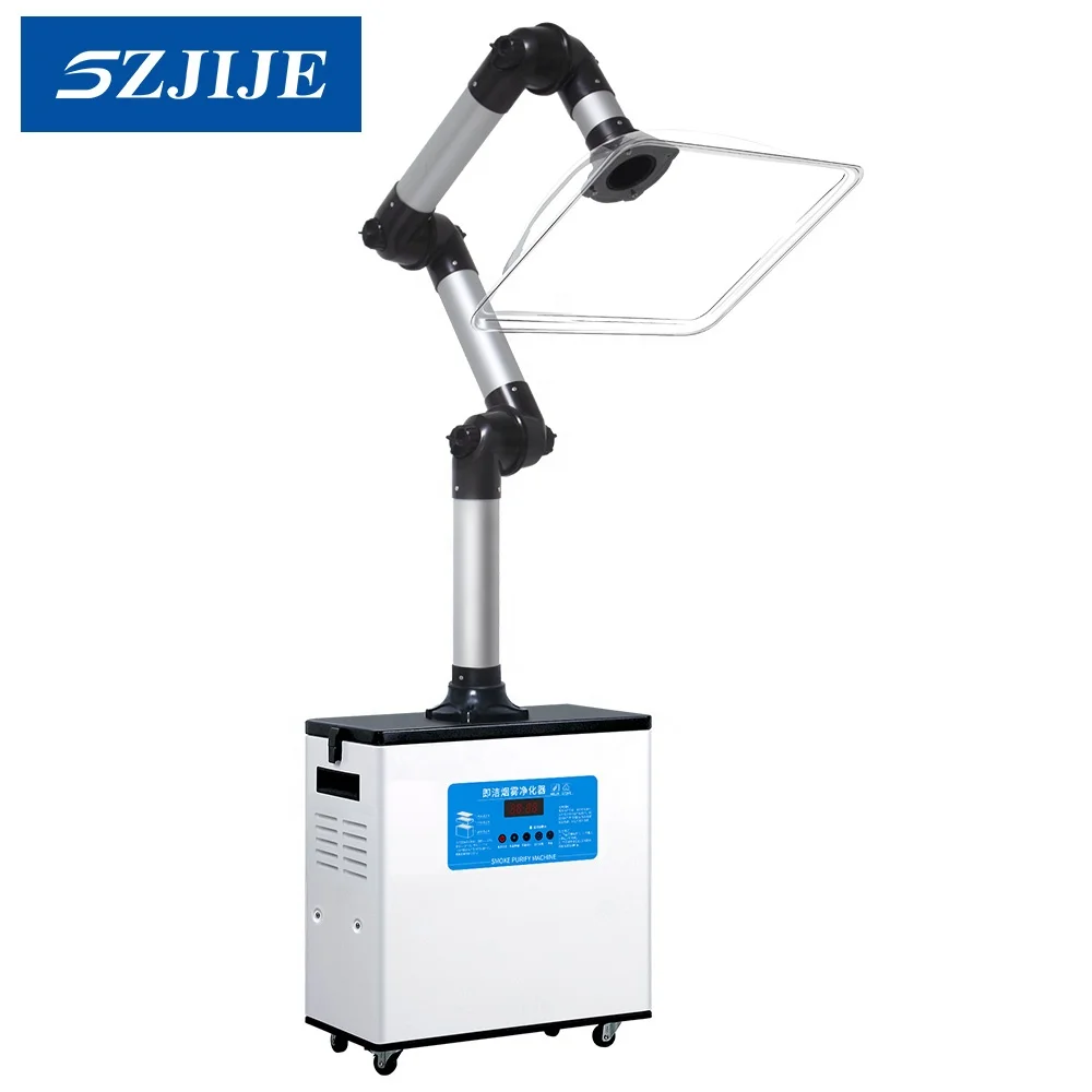 SZJIJE 100W Digital Display Medical Beauty Moxibustion Smoke Extractor Air Purifier