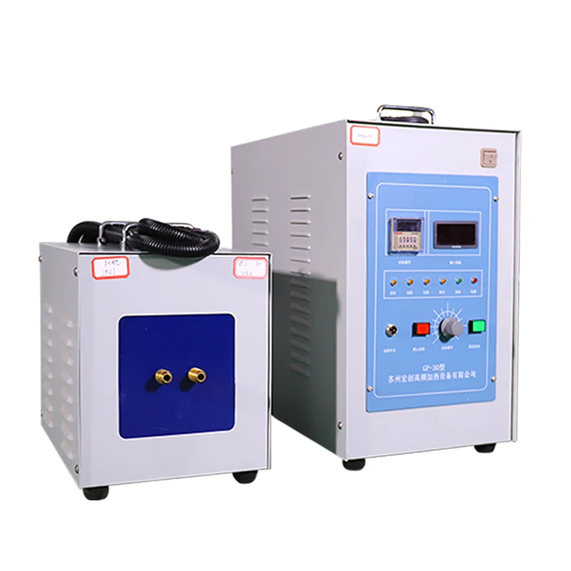 2022 30KW IGBT high frequency induction heating machine induction heater heat treatment machine for metal