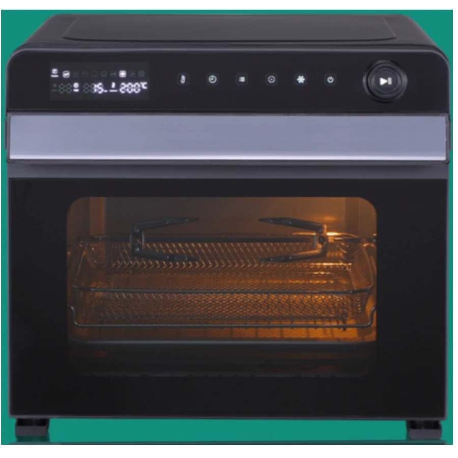 Original Brand New Household Double Glass Door Oven With LCD Menu Display Air Fryer 25L