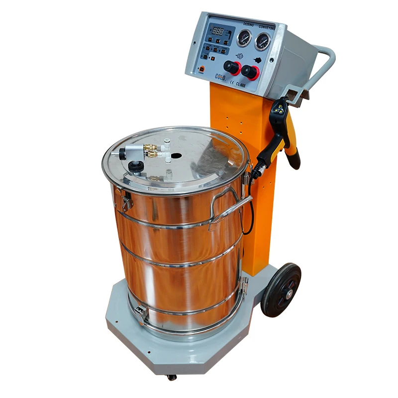 
Electrostatic Manual Powder Coating Machine Drum Hooper 