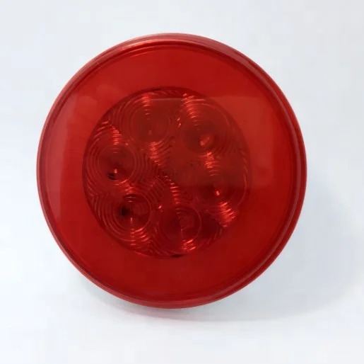 LED stop tail turn lights 4 inch round rear lamp ,universal for  truck towing trailer Rv bus etc