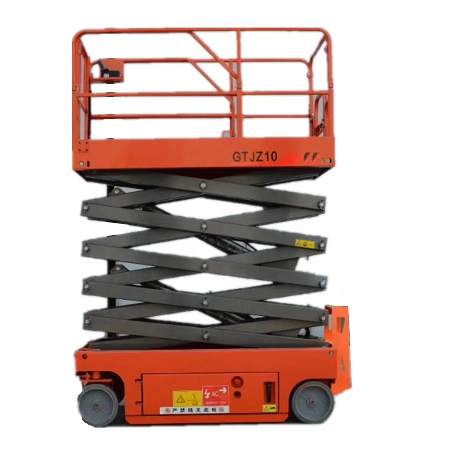 10m self propelled scissor lift platform Outdoor Aerial Work Platform Scissor lift table GTJZ10