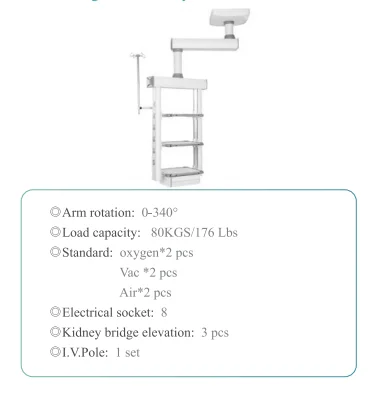 P04, заводская цена, медицинское газовое подвесное оборудование, одиночная Медицинская Подвеска Ot, потолочный мост, подвеска в больнице