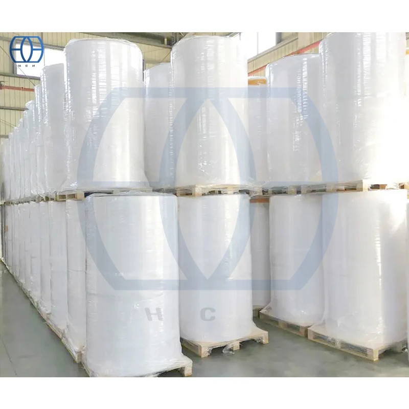 wholesale Large roll of self-adhesive  label material jumbo roll printing film/ label film
