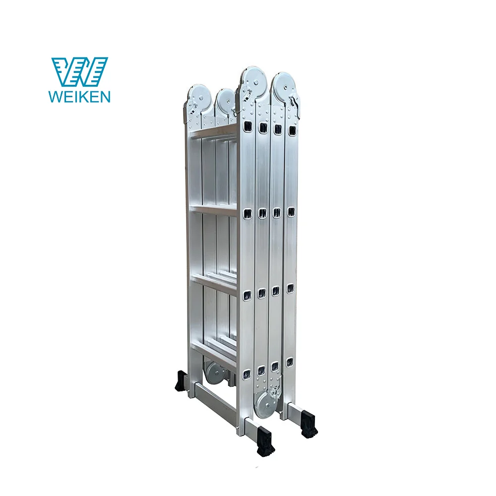 Custom 1.2mm aluminum extension ladder 4.63m folding ladder multi-purpose aluminum ladder material