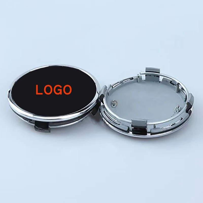Automotive parts wheel hub cover 60mm61mm68mm69mm77mm wheel center cover, rim plastic cover, customized with various car logos