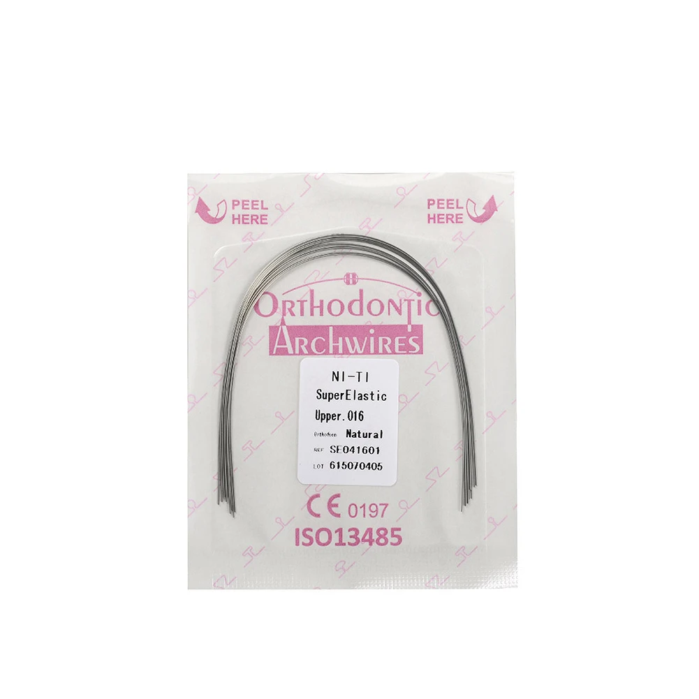 Easyinsmile Суперэластичные никти архпровода-круглый (10 проводов) Стоматологическая Ортодонтическая Проволока