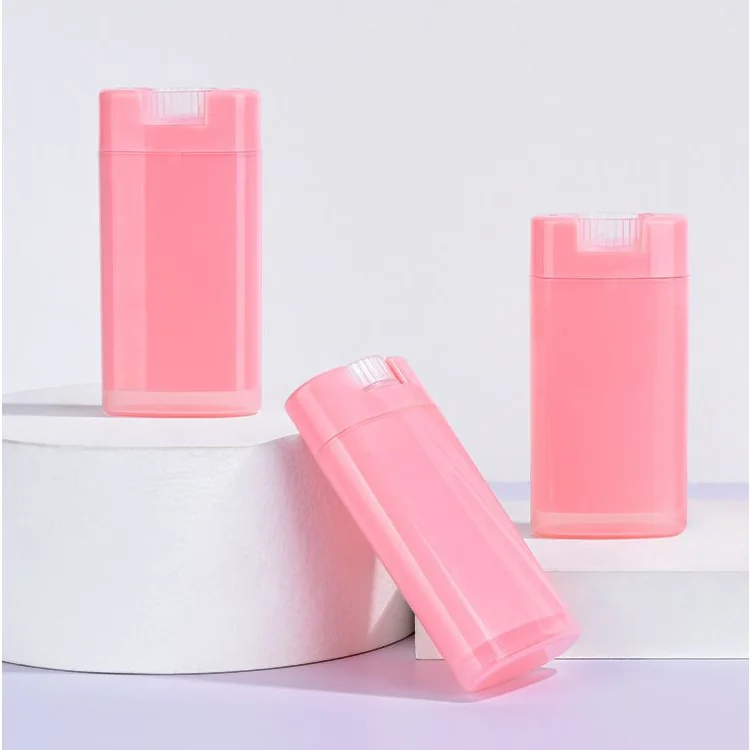 15 g oval deodorant plastic tube Daub type sunscreen stick packaging oblate solid PP face cleanser lip balm