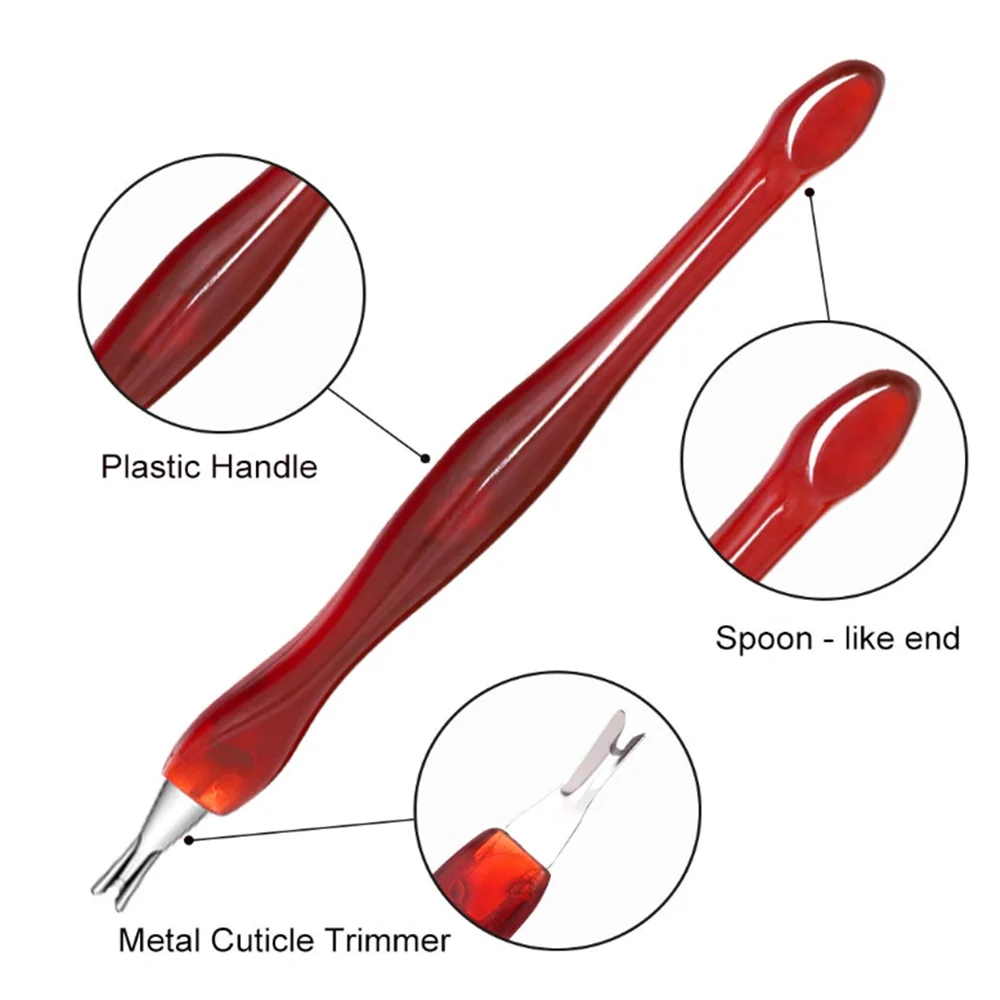 BIN Professional Cuticle Fork Trimmer Remover For Nail Art Pedicure Manicure Cuticle Pusher