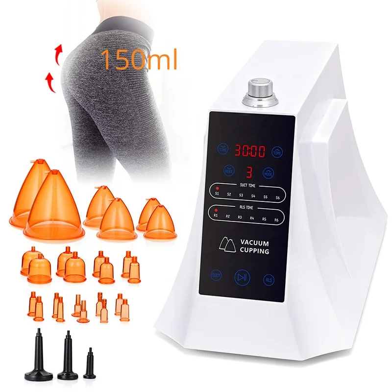 Portable Breast Massager Machine Butt Lifting Vacuum Therapy Buttocks Cupping Scraping Enhancement Breast Enhancement Machine