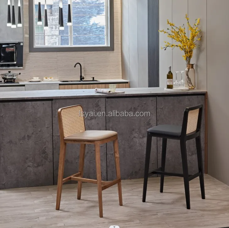 style provincial wooden high back mini new style top quality bar furniture high table bar chairs and table